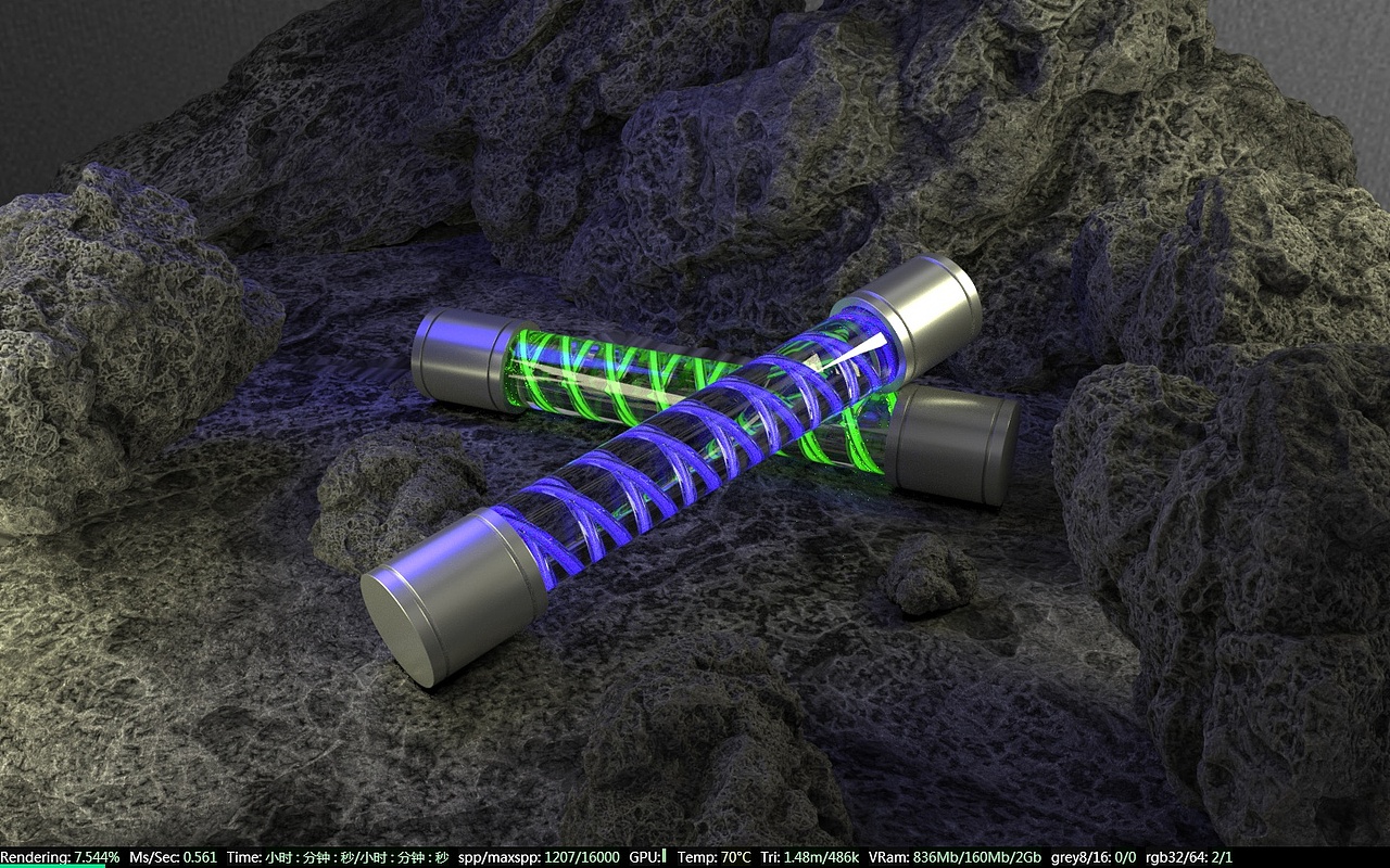 c4d作品——《t病毒》