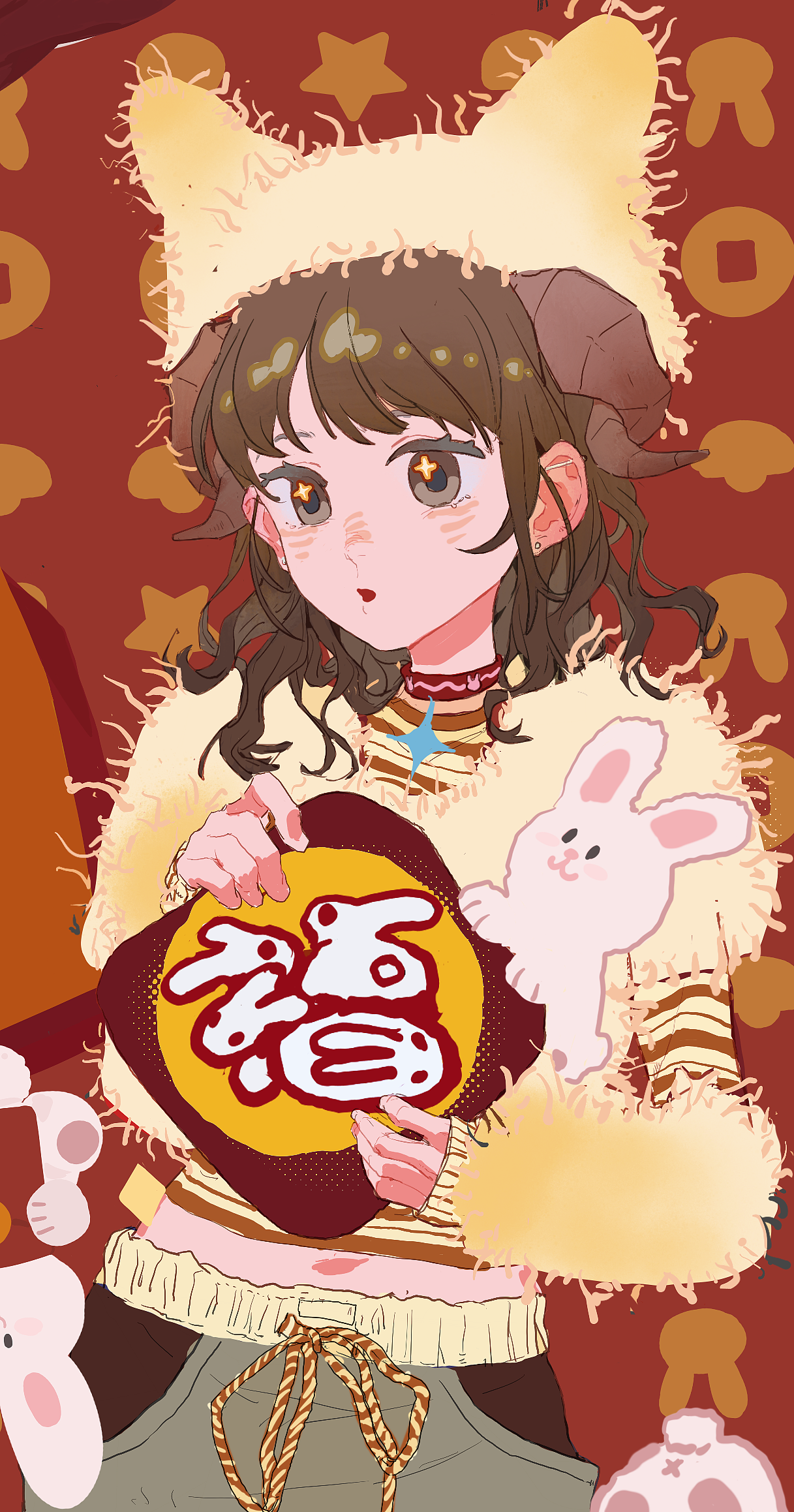 和朋友一起画的红包封面（图ZMzI4MjA5MDI4） - 艺术插画 - 站酷设计师oatiz原创素材 - 站酷ZCOOL