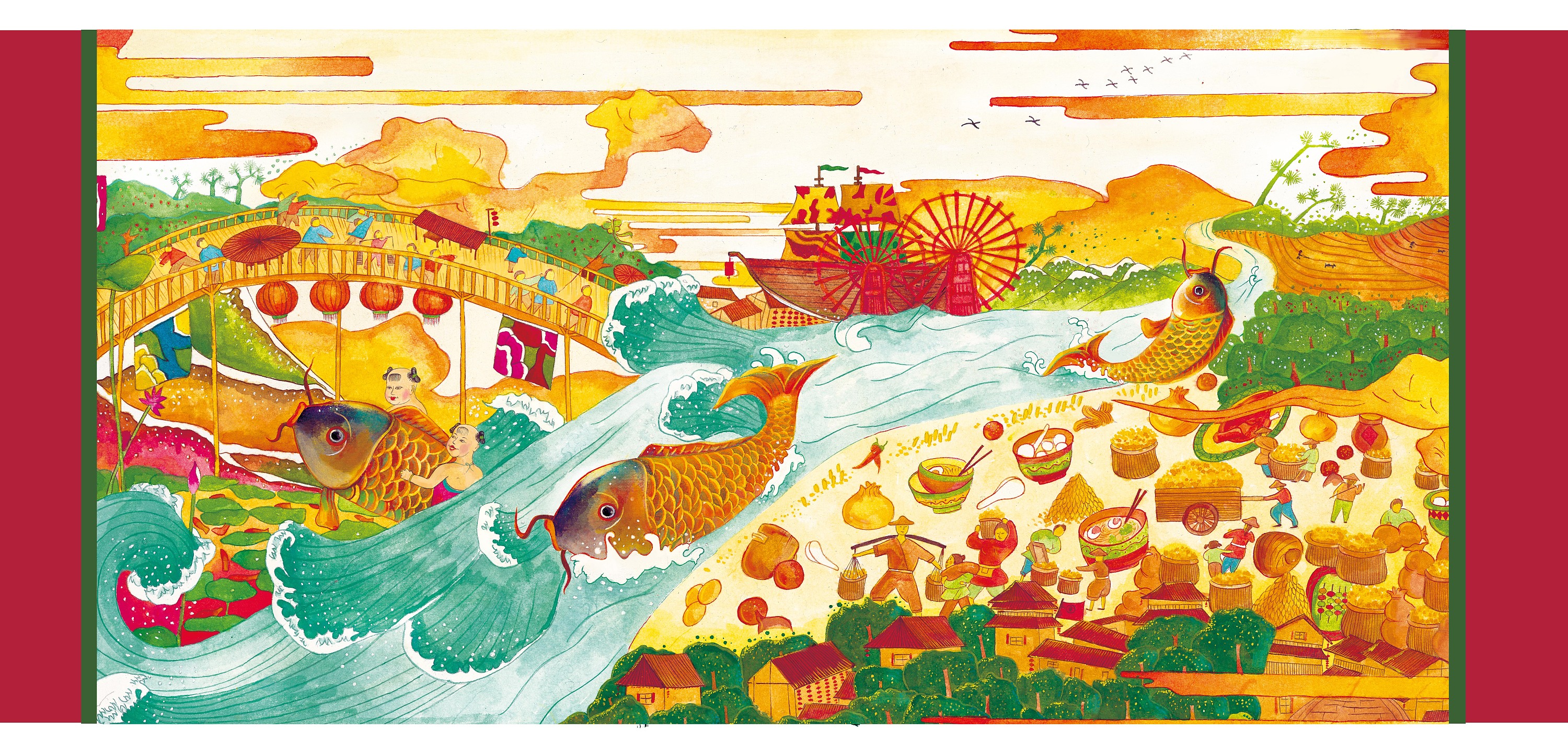 桥那边|插画|商业插画|慧琼 - 原创作品 - 站酷 (zcool)