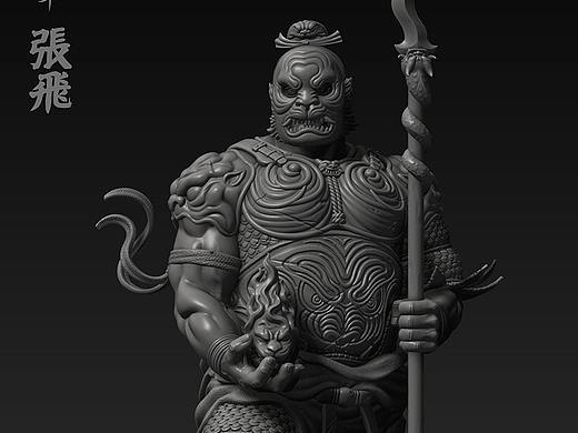 虎灵燃！MP明子《五虎上将军张飞》素体造型展示