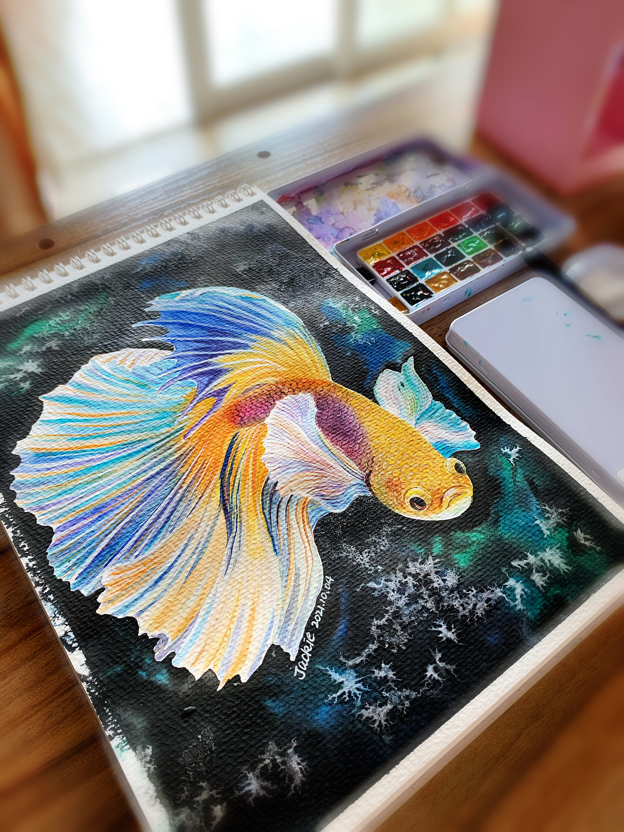 水彩·鱼|纯艺术|绘画|悦画坊文化艺术工 - 原创作品 - 站酷 (zcool)