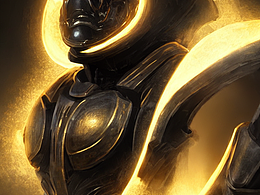 #AI創(chuàng)作實驗室#黑洞絕望虛幻引擎，全局照明、輪廓光，