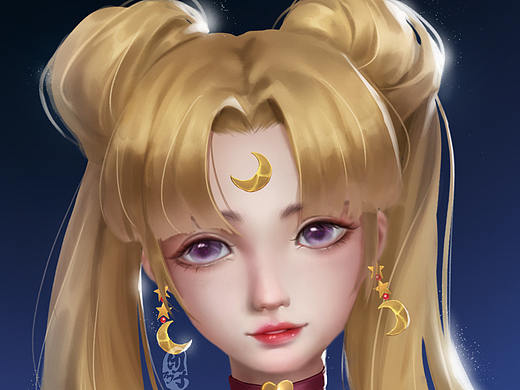 水冰月人物厚涂練習（個人主頁-ZNTA0ODM5ODg=） - 創(chuàng)作習作 - 站酷設計師托桃豹兔原創(chuàng)素材 - 站酷ZCOOL