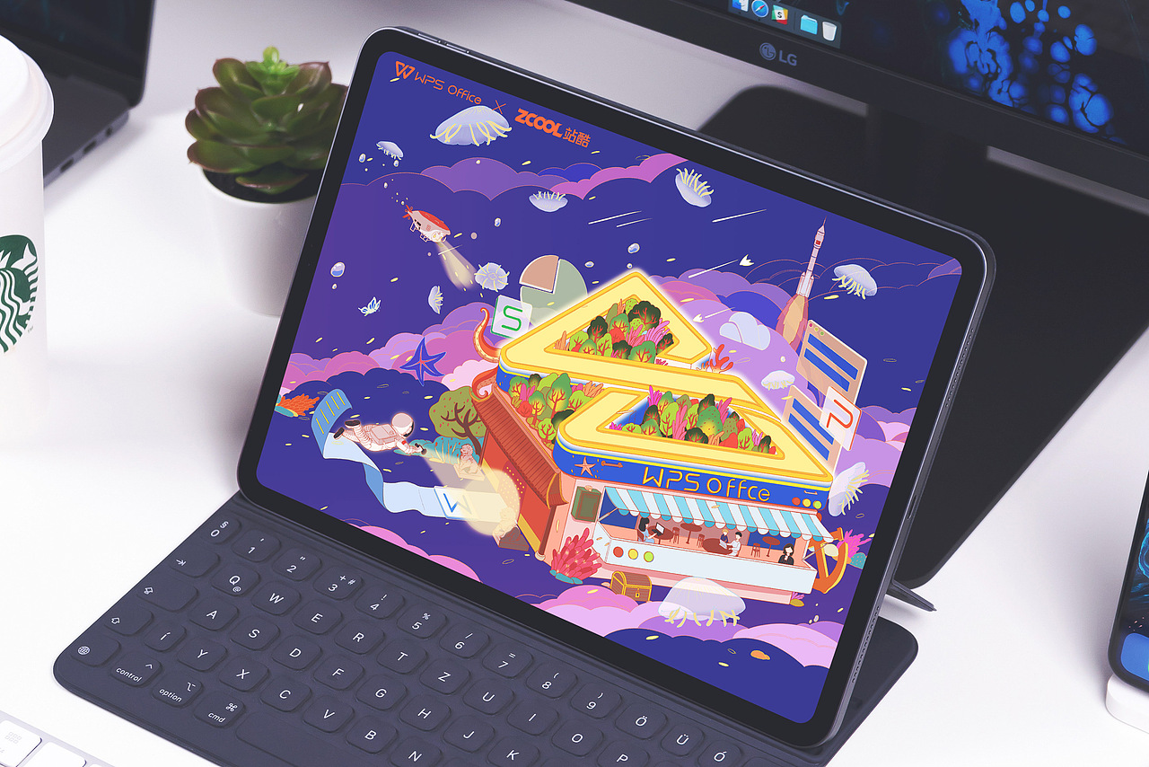 探索WPS之城（圖ZMjY5MTk4ODcy） - 圖案 - 站酷設(shè)計師1989紫唯鹿原創(chuàng)素材 - 站酷ZCOOL