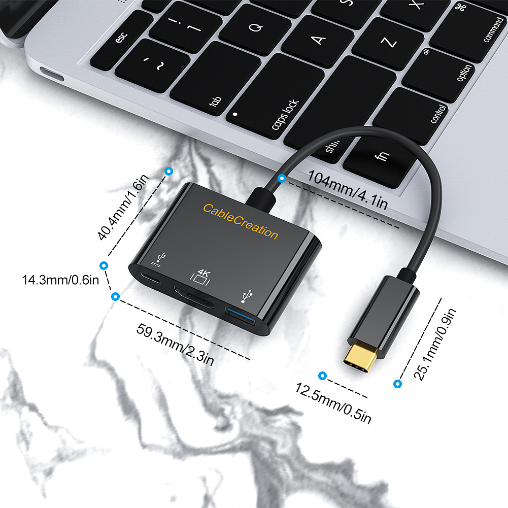 type-c HUB转换器(黑白款)