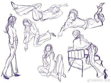 速寫打卡day1（個人主頁-ZNTgyNDU4NTI=） - 海報 - 站酷設(shè)計師爍閃花火原創(chuàng)素材 - 站酷ZCOOL