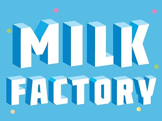 牛奶工厂（2.5D插画流程图）