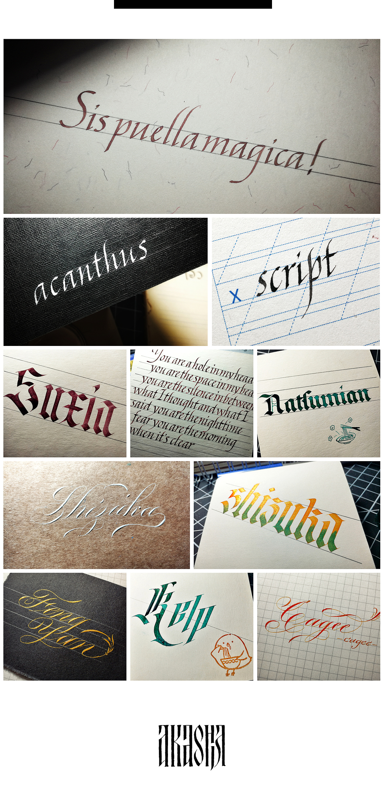 西文书法（图ZMTk4OTA0OTE2） - 字体/字形 - 站酷设计师汝词工作室原创素材 - 站酷ZCOOL