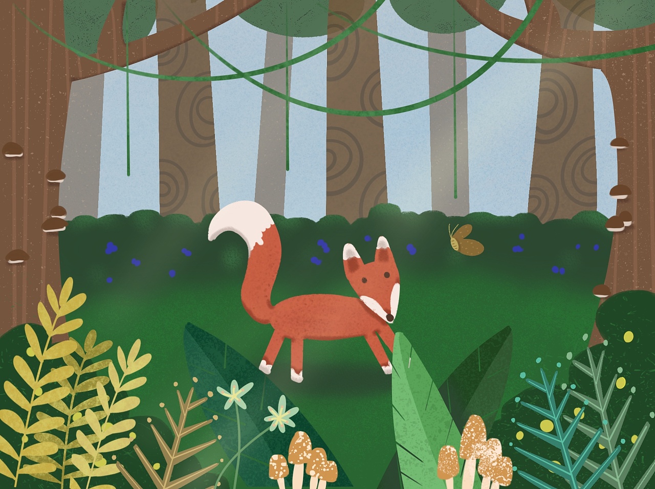 小狐狸|插画|儿童插画|z39939467 - 原创作品 - 站酷 (zcool)