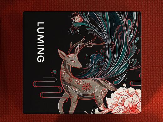 中国风图案《鹿鸣》