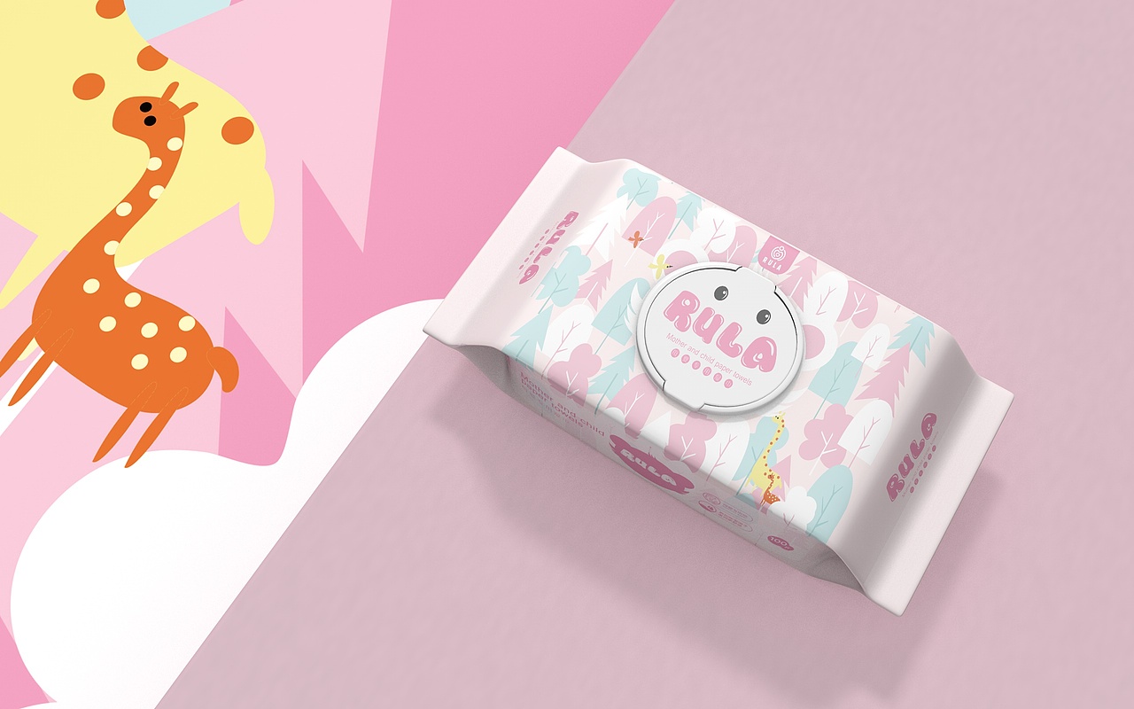 RULA母婴专用纸巾包装（图ZMTMxNTQ2MjQ0） - 包装 - 站酷设计师低调派原创素材 - 站酷ZCOOL