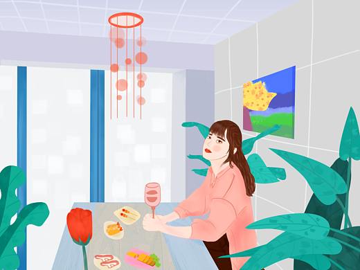回家前发一波手绘作品