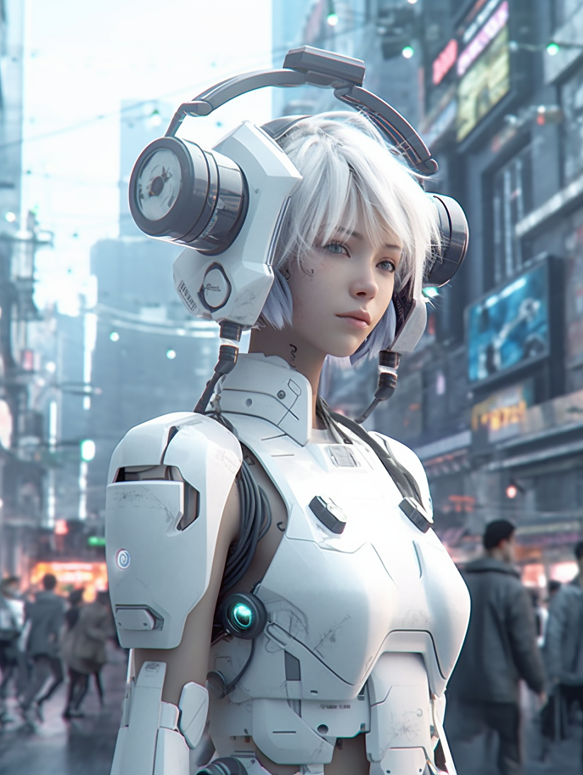 AI | 赛博朋克风（图ZMzQwOTU5ODA4） - 人物/生物 - 站酷设计师joey伊上邪原创素材 - 站酷ZCOOL