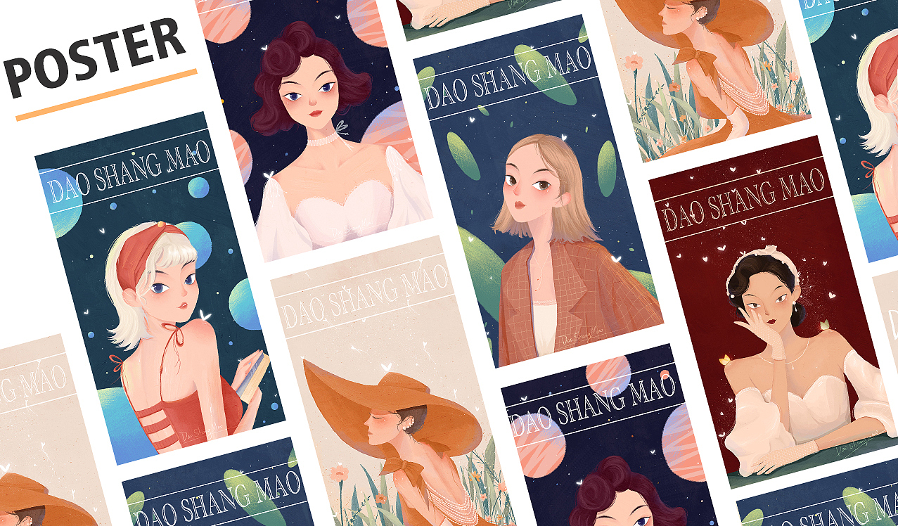 四月（图ZMjUyNjc0NjE2） - 创作习作 - 站酷设计师岛上猫原创素材 - 站酷ZCOOL