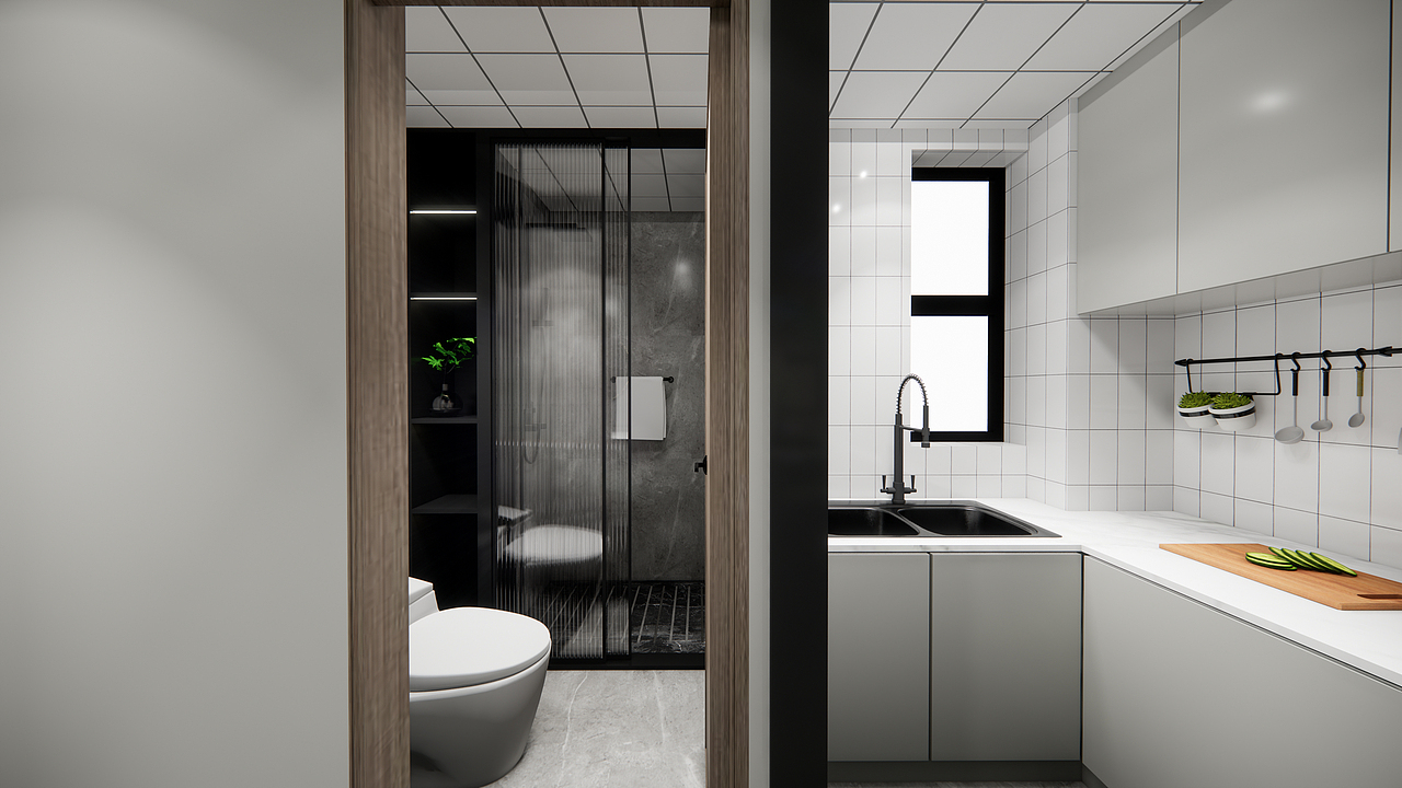 学区房改造项目，一居室变两居室（图ZMjc0Njk3NDY4） - 家装设计 - 站酷设计师南京独立设计风声原创素材 - 站酷ZCOOL