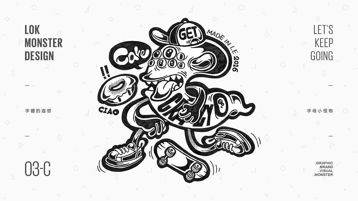 『字母小怪物』手绘稿合辑（图ZMTYzMTE3MjM2） - 创作习作 - 站酷设计师LOKLIAO丶樂原创素材 - 站酷ZCOOL