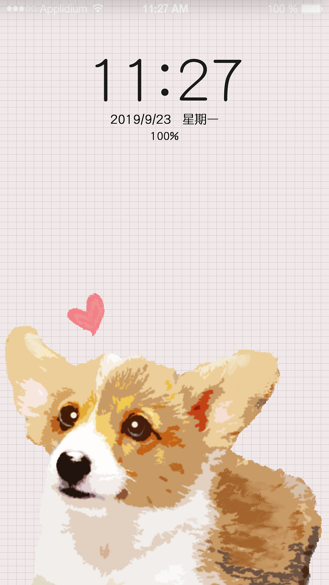 可爱手机主题《柯基》