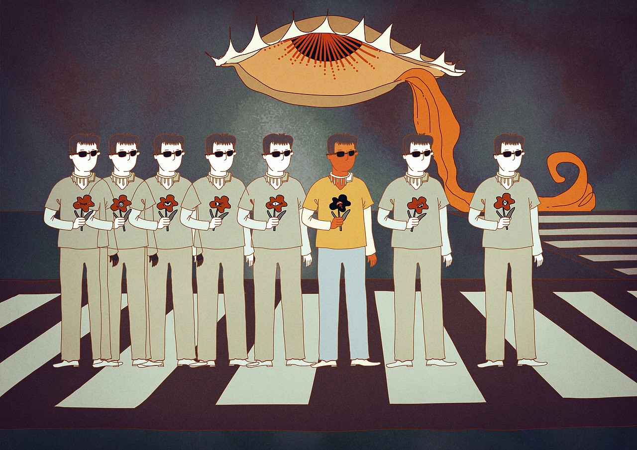 《恶之花》诗集插画设计