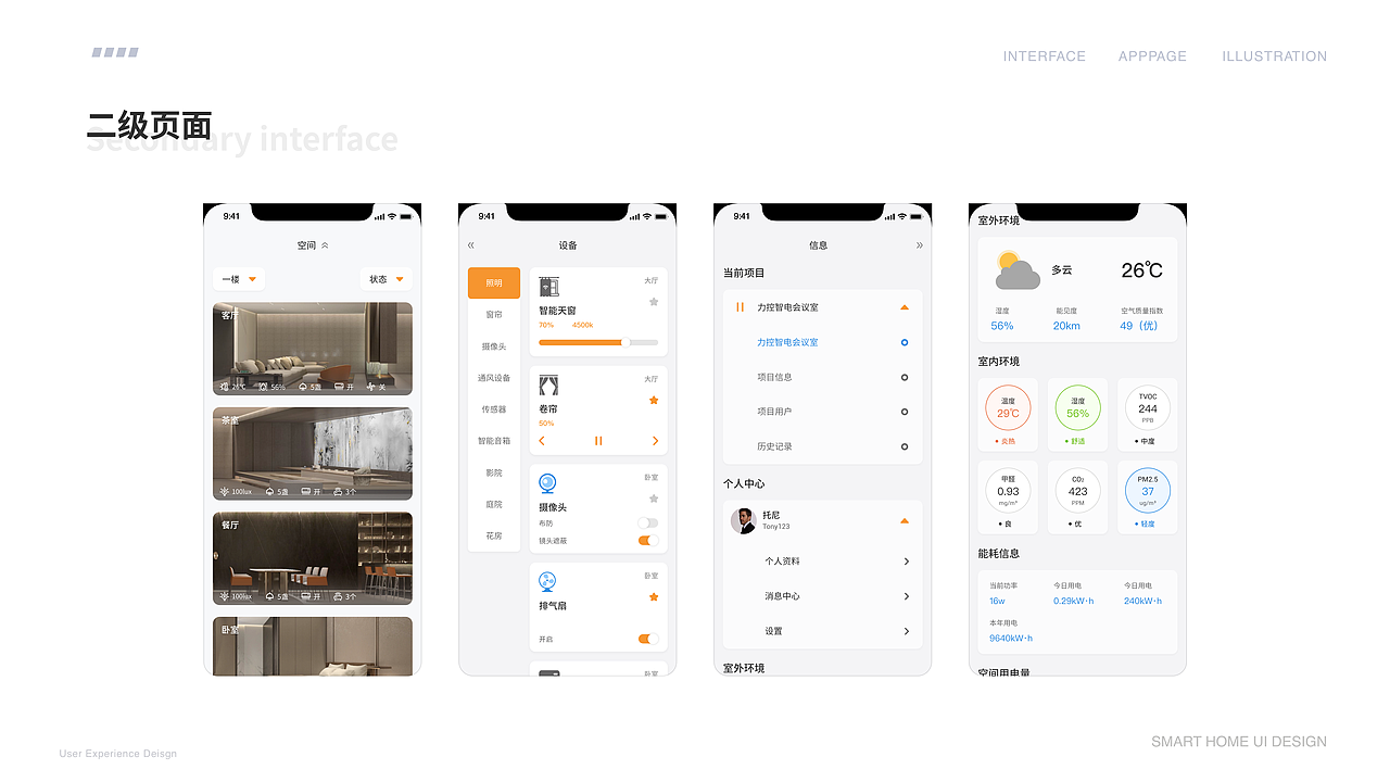 智能家居产品UI