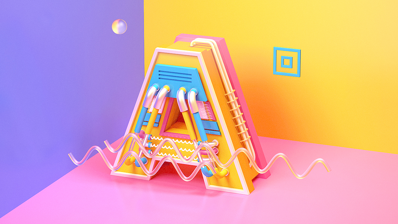 成长练习-学习C4D优秀作品二（图ZMTE5NTIwNjI4） - 图案 - 站酷设计师Bear爷原创素材 - 站酷ZCOOL