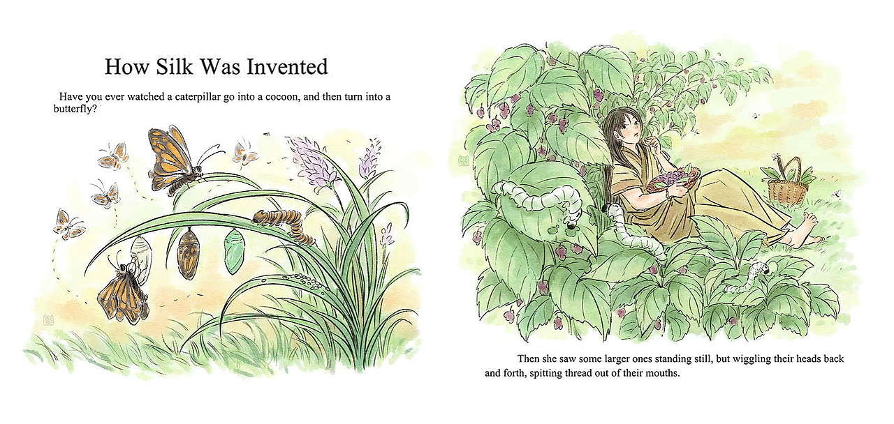 图书《Chinese Folktales 》插图部分（图ZMjg2NTAyNTQ0） - 商业插画 - 站酷设计师木屿熙Muyuxi原创素材 - 站酷ZCOOL