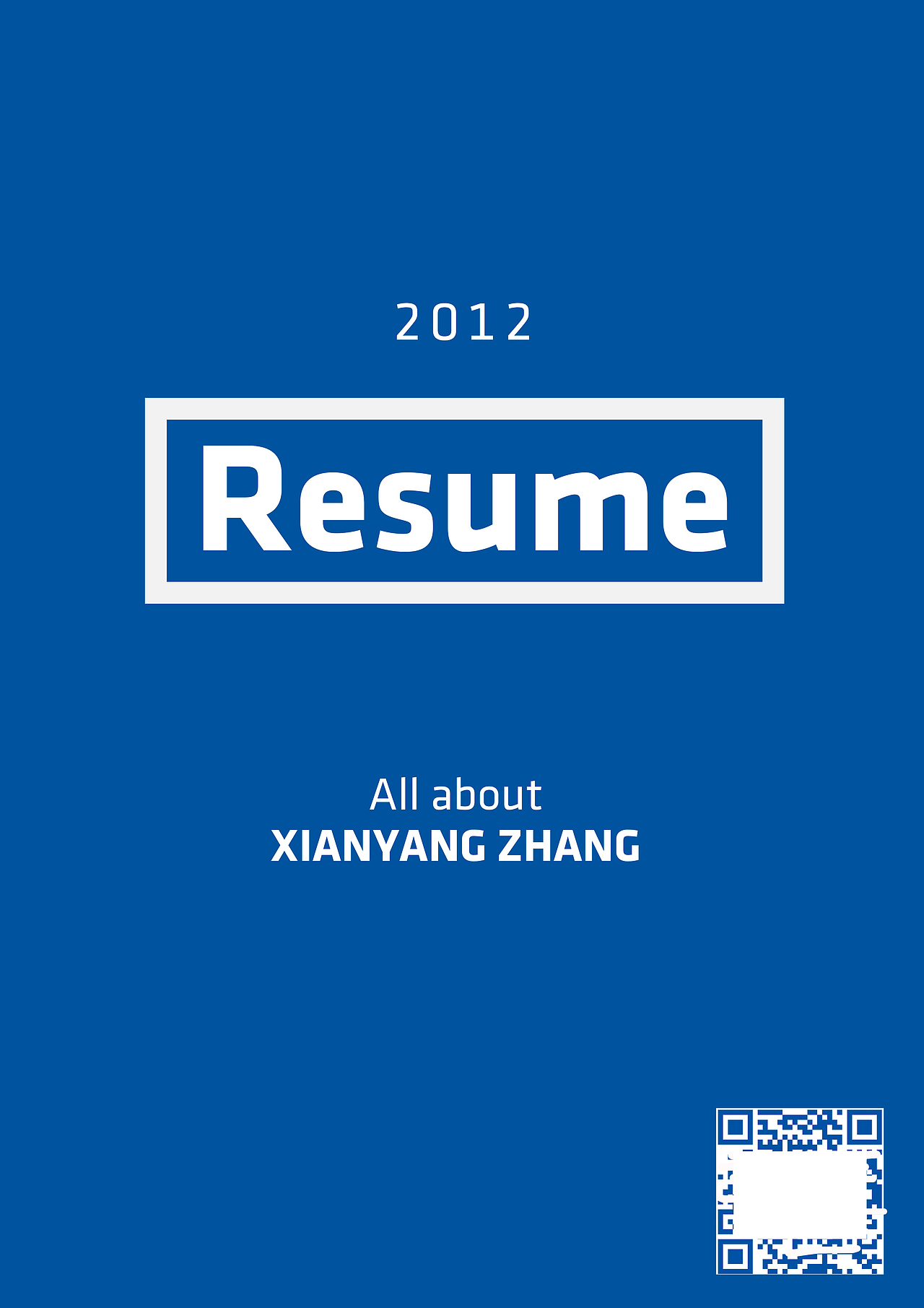 【Resume-Alex 2012】仿Facebook风格个人简历（图ZNjQyNDM4OA==） - 宣传物料 - 站酷设计师设计学渣008原创素材 - 站酷ZCOOL