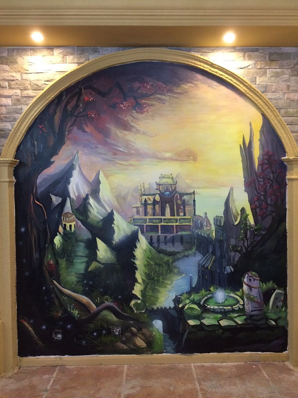 为常州嬉戏谷做的墙绘