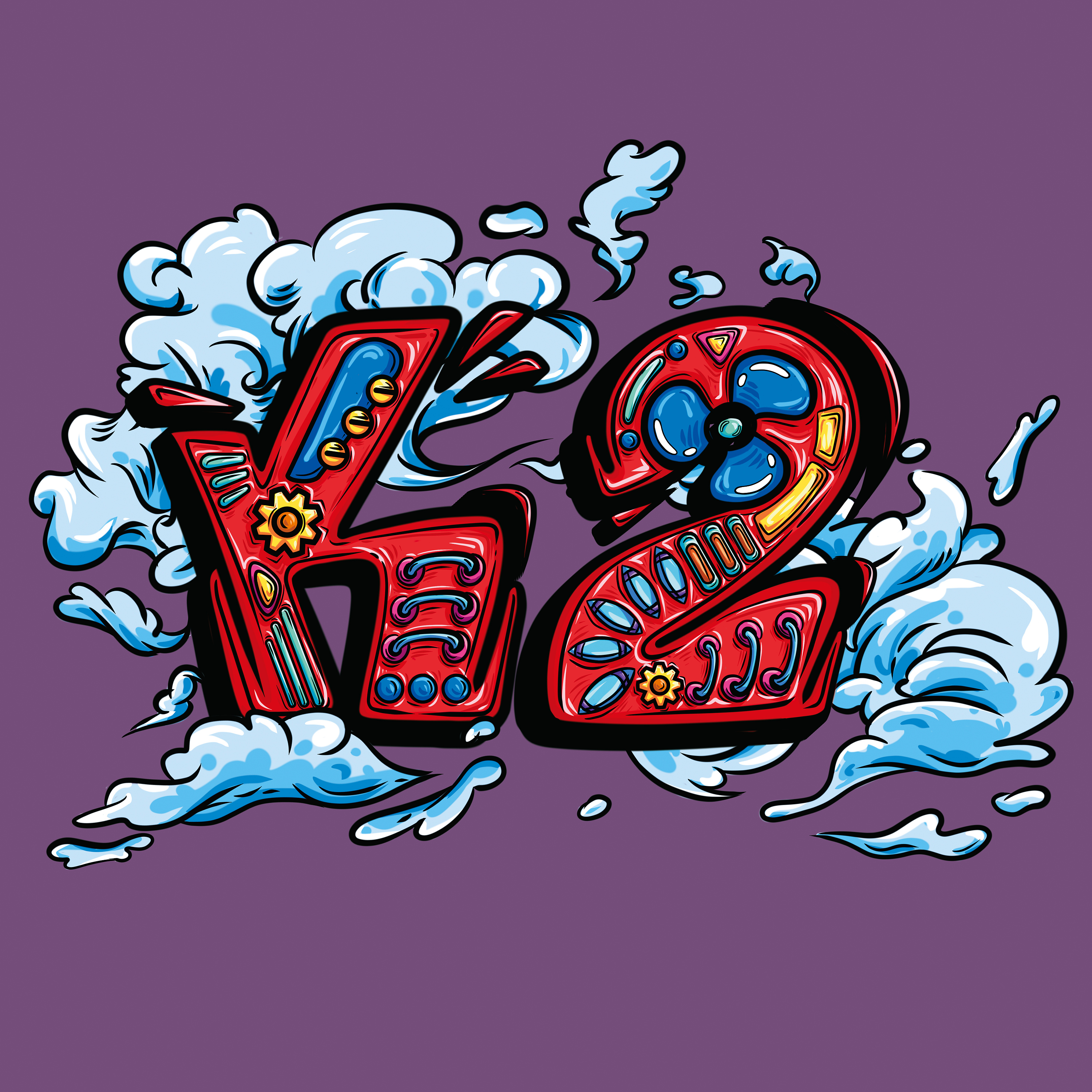 k2字母设计|插画|商业插画|小猫的可爱病 - 原创作品 - 站酷 (zcool)