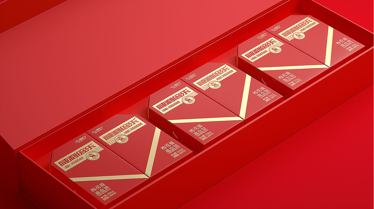 梅花鹿鹿血酒包装设计