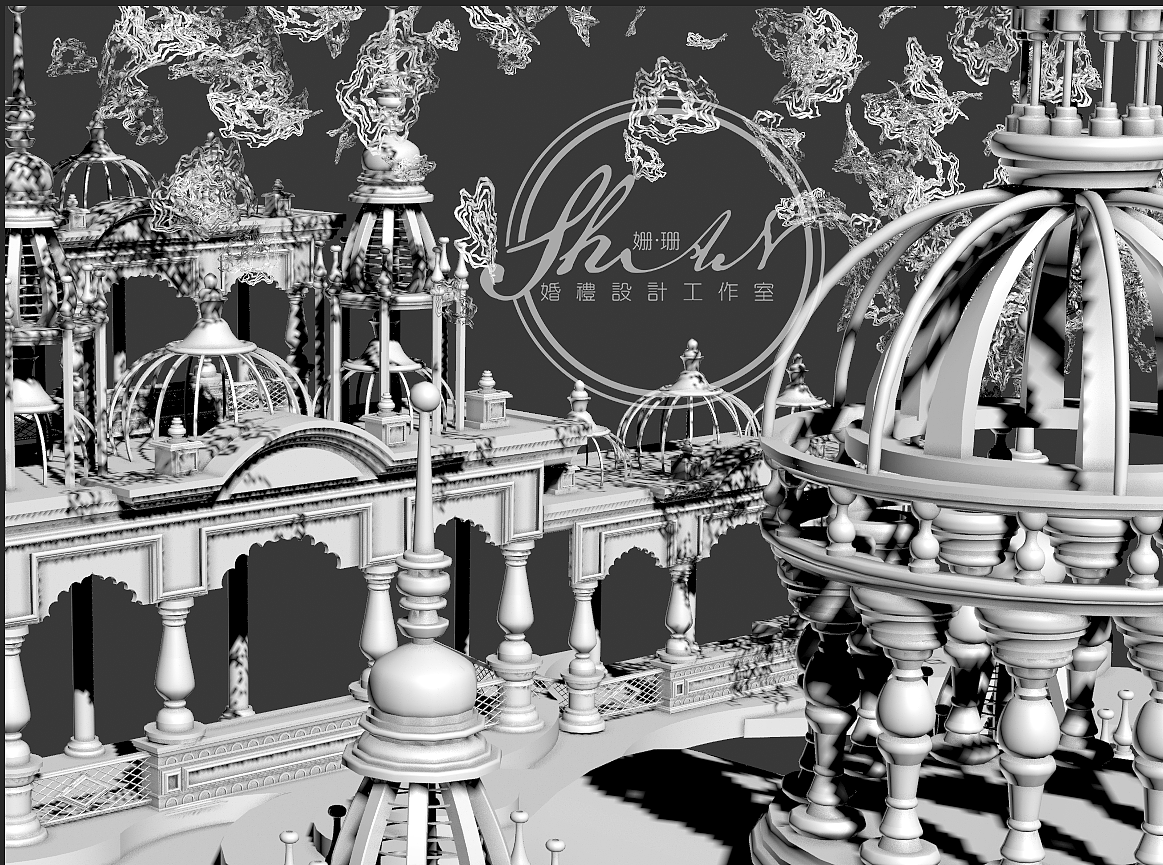 3D婚礼设计模型（图ZMTUzOTU2MjA4） - 建筑/空间 - 站酷设计师婚礼设计工作室原创素材 - 站酷ZCOOL