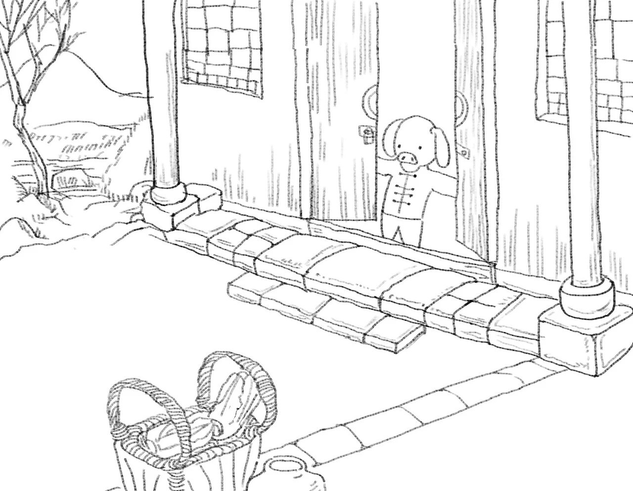 古诗《问刘十九》|插画|艺术插画|钟越_原创作品-站酷zcool