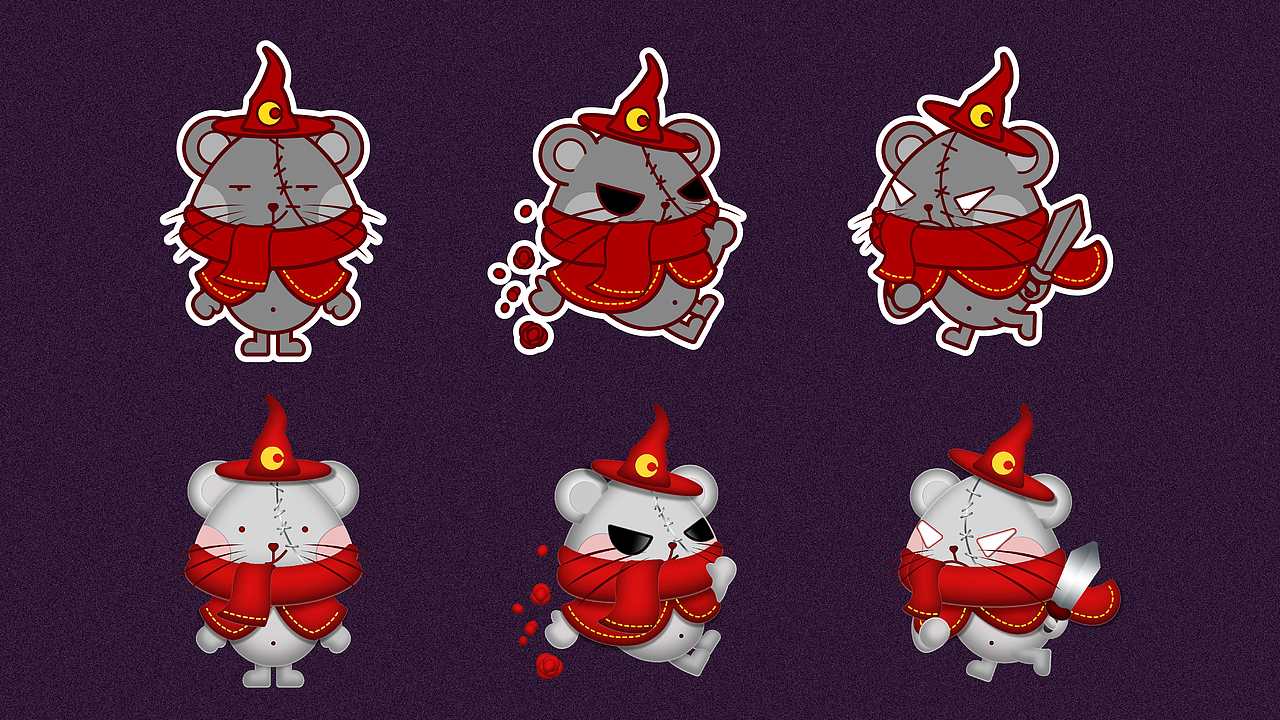 吉祥物，IP，鼠（图ZMjAzMTI4NjY4） - IP形象 - 站酷设计师盟主kim_原创素材 - 站酷ZCOOL