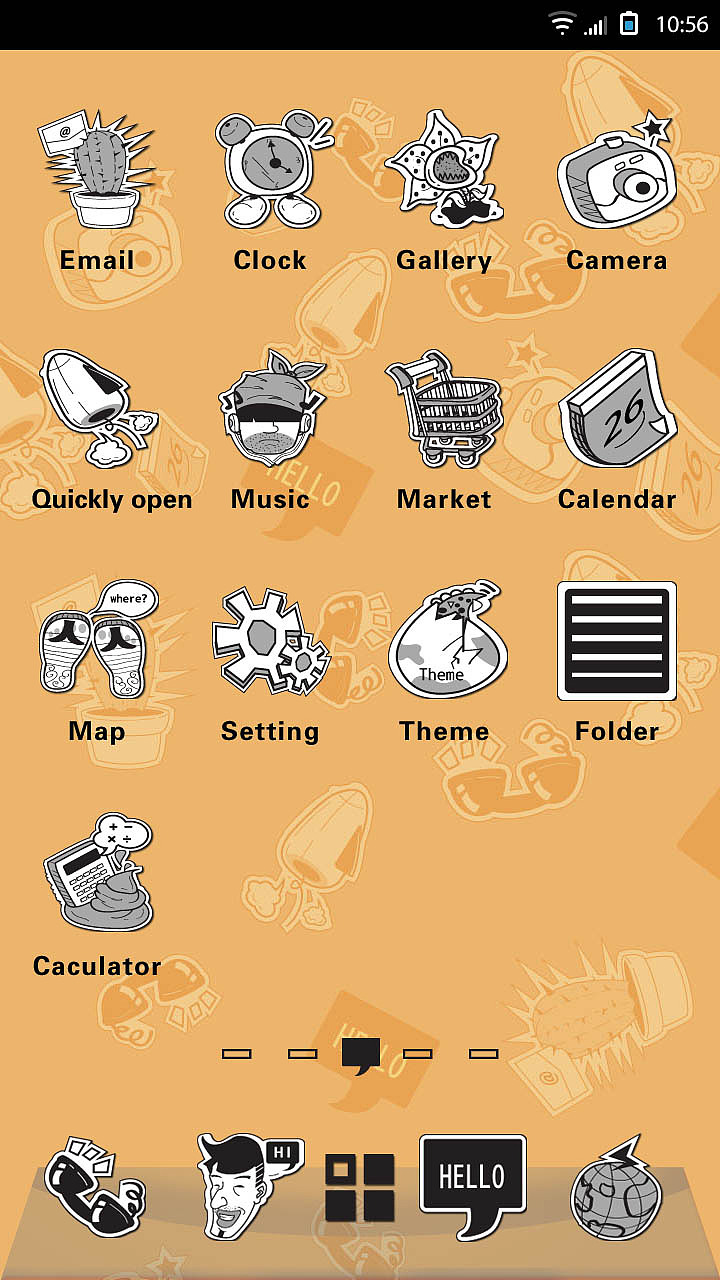 HELLO（修改）（图ZODM5NTU2OA==） - 主题/皮肤 - 站酷设计师chenr333原创素材 - 站酷ZCOOL