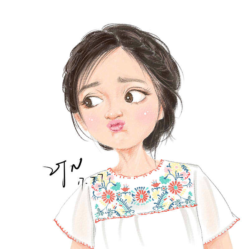 手绘卡通人物头像（图ZMTM4MzYzNTU2） - 绘本 - 站酷设计师zjnnnnn原创素材 - 站酷ZCOOL