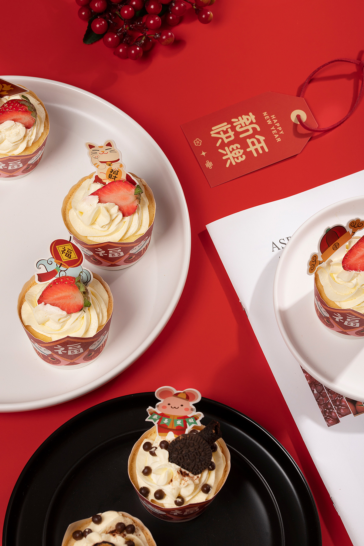 分享一波萌萌哒新年蛋糕～-美食俱乐部-重庆购物狂
