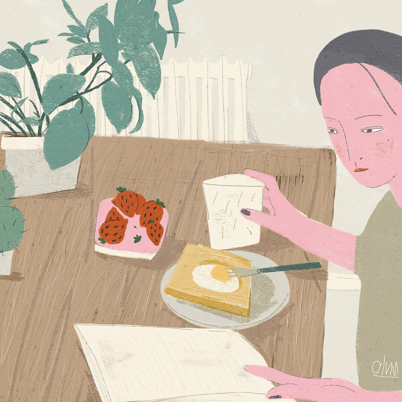 孑然一身（图ZNTc0NDc0Mjg=） - 商业插画 - 站酷设计师_ddni原创素材 - 站酷ZCOOL