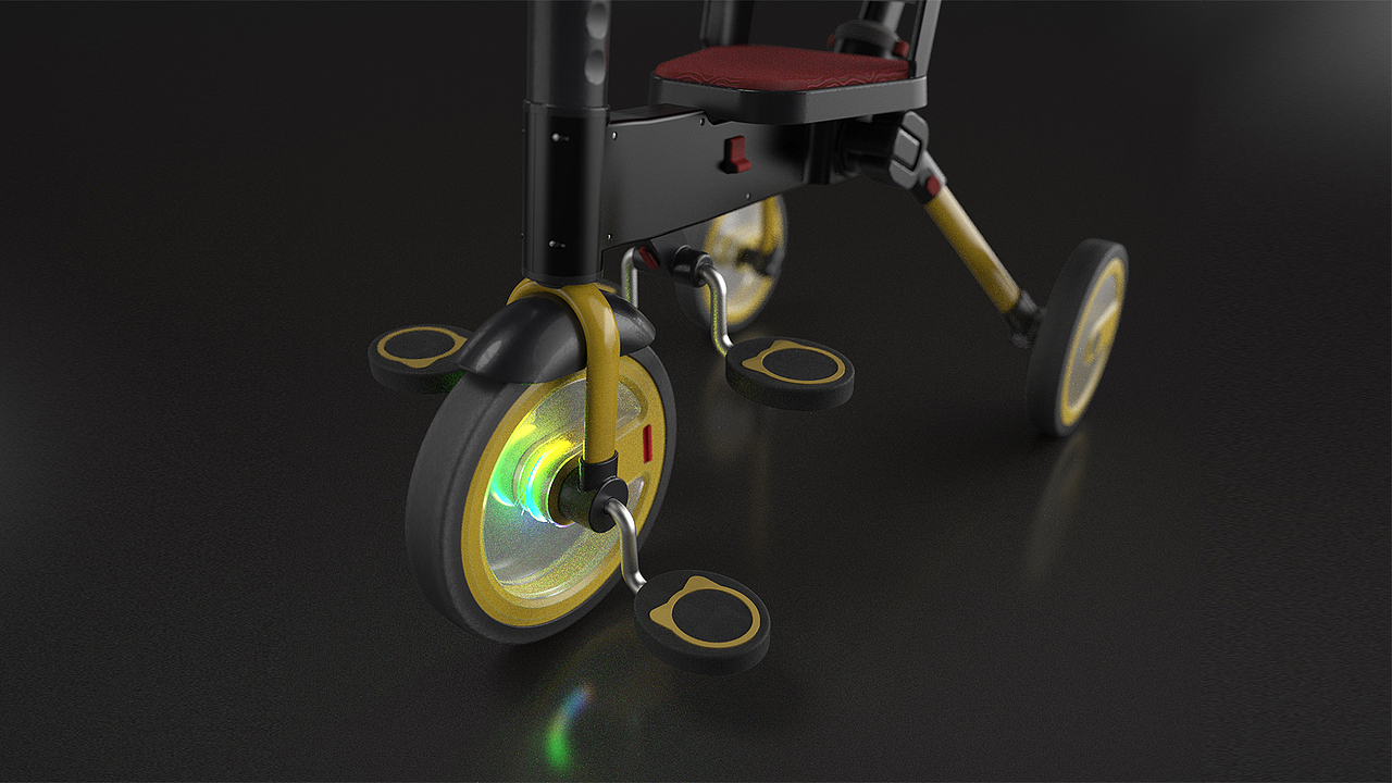 儿童多功能三轮车（图ZMjM4NjQ5NDky） - 玩具 - 站酷设计师杭州猫谱工业设计原创素材 - 站酷ZCOOL