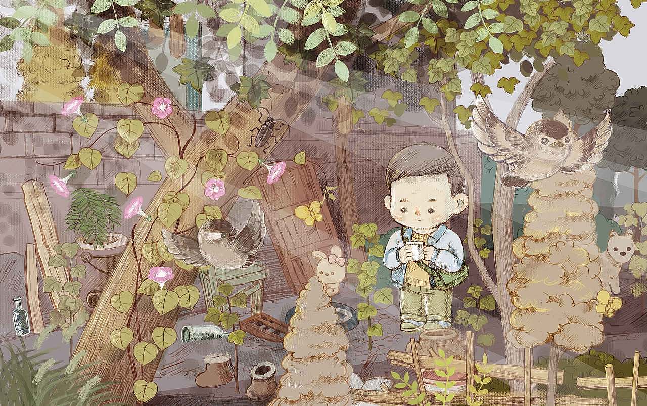 初中时候我到城里读书了,记得有一天回老家,亲戚家的人都不在家,我只能在自家房子附近兜兜转转一个下午,遗弃的旧物旁,我仿若看到很多过去的记忆。