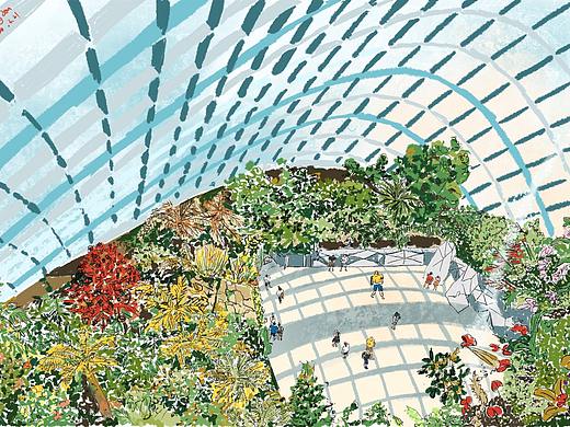 云霧花園（個(gè)人主頁(yè)-ZNDM3MDg0OTI=） - 新銳潮流插畫 - 站酷設(shè)計(jì)師小雞快跑Kelly原創(chuàng)素材 - 站酷ZCOOL