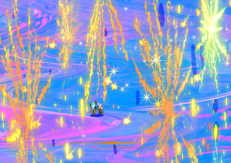 烟花绽放的那天（图ZMzYwODk3ODg4） - 艺术插画 - 站酷设计师六七先生原创素材 - 站酷ZCOOL