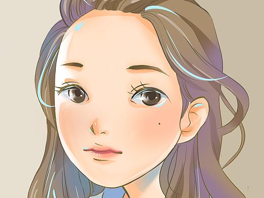 穿校服的女孩