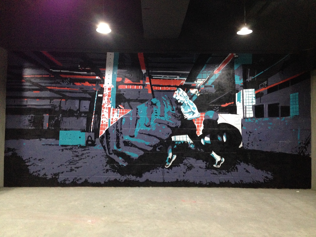 上海松江crossfit墙绘