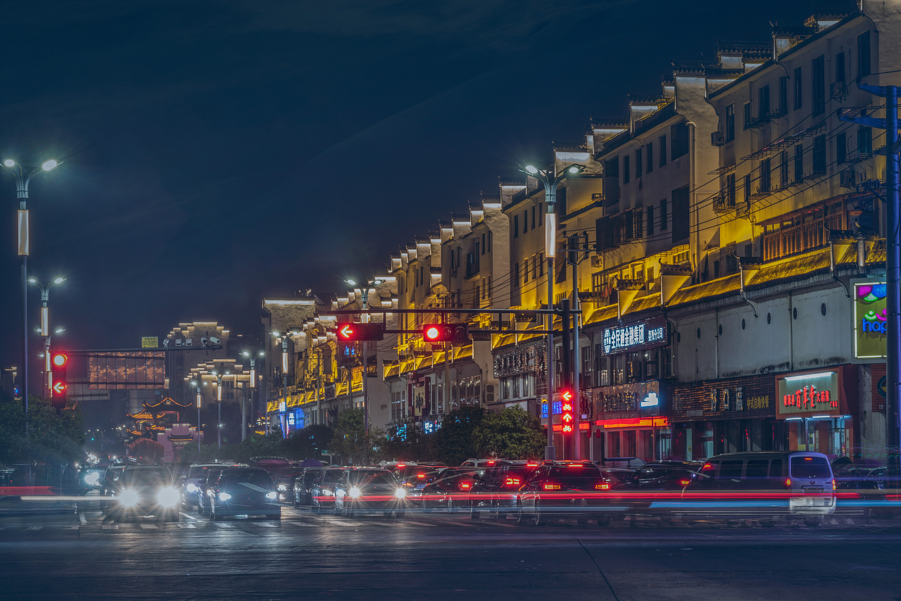 19年元宵,婺源的街头