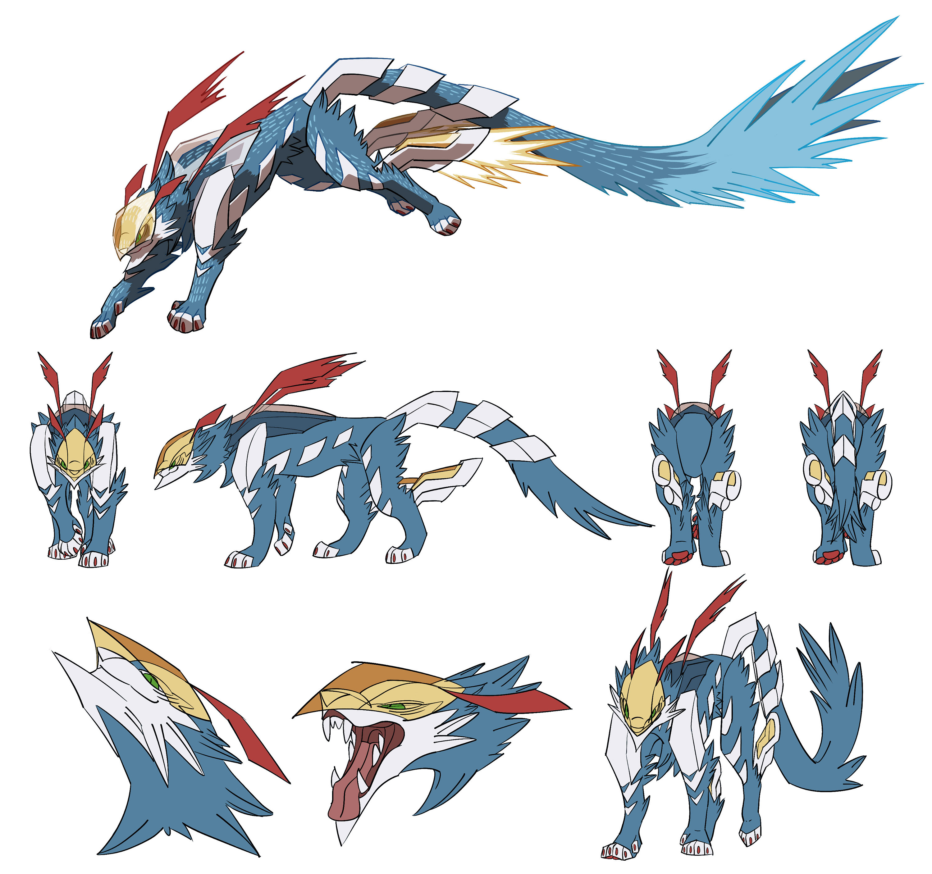 兽型角色造型练习