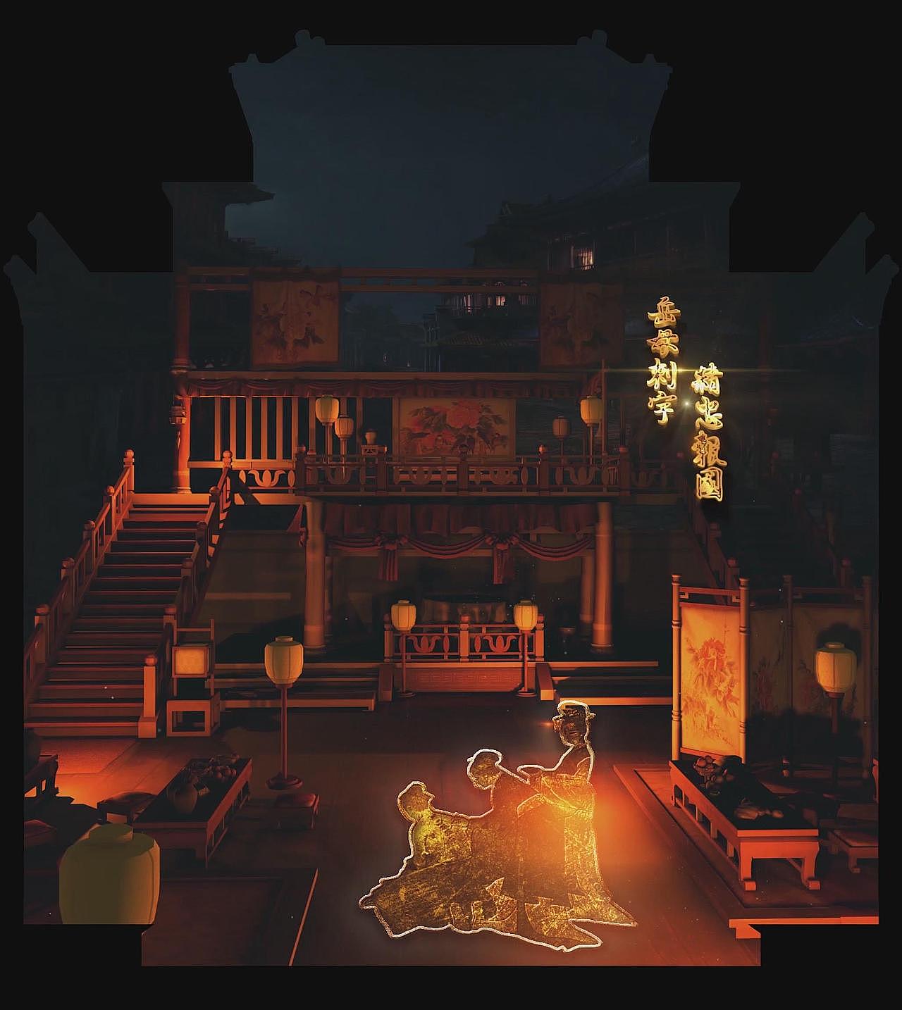 中山巨龙古玩城楼体投影秀（图ZMjMxNjM5ODgw） - 动画/影视 - 站酷设计师OY2021原创素材 - 站酷ZCOOL