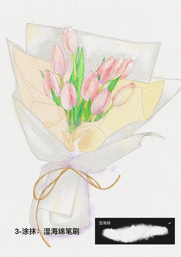 人间水蜜桃这谁受得了啊，郁金香花如其名（图ZMzQwNDE5MTgw） - 创作习作 - 站酷设计师白瑜_原创素材 - 站酷ZCOOL