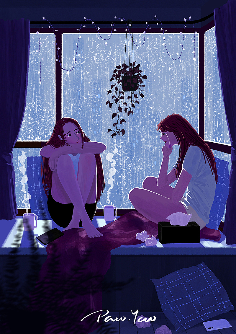 在无数个的夜晚（图ZMjA3MzI1Mjg0） - 艺术插画 - 站酷设计师Paco_Yao原创素材 - 站酷ZCOOL