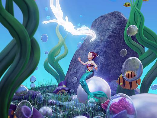 小小美人鱼（个人主页-ZNTI3OTIyODQ=） - 艺术插画 - 站酷设计师栗子豫原创素材 - 站酷ZCOOL