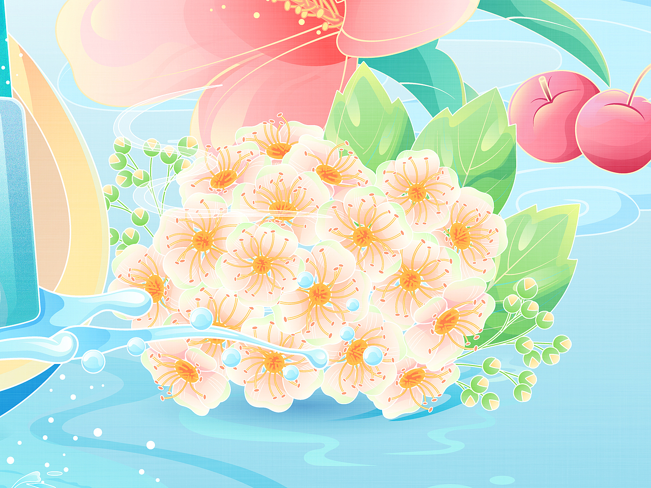 设计元素-绣线菊