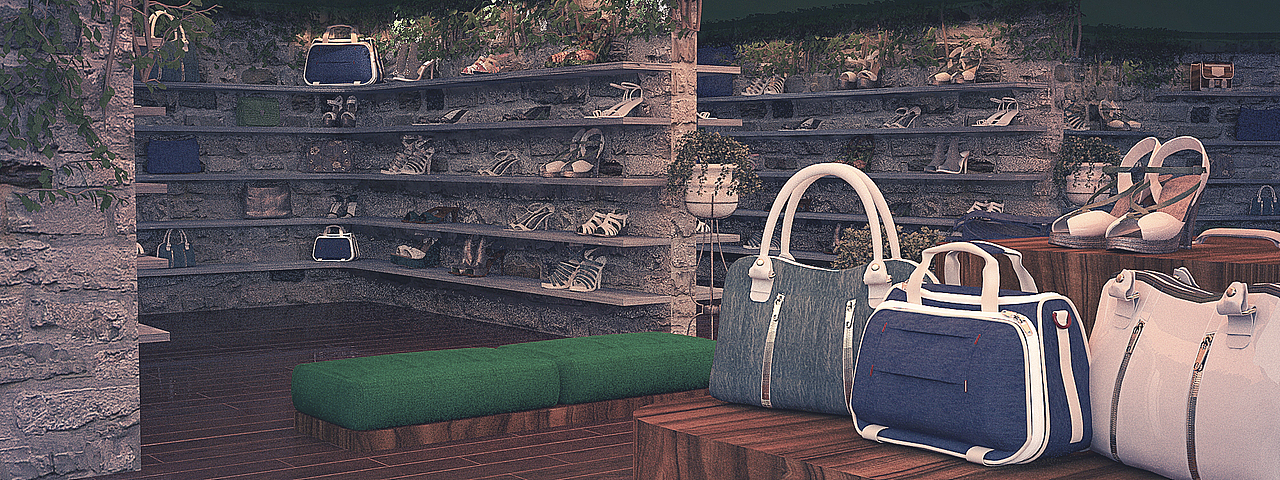 鞋包专卖店（图ZMTU2NTQ3MDE2） - 家装设计 - 站酷设计师猫念鱼原创素材 - 站酷ZCOOL